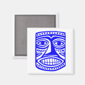 Aimant Tiki Toby - Rouge (Recto/Verso)