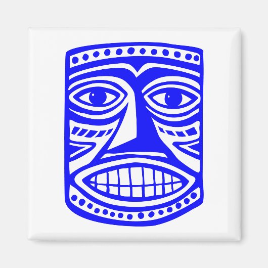 Aimant Tiki Toby - Rouge (Devant)