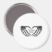 Aimant Til Death - Skeleton Heart Hands (Recto/Verso)