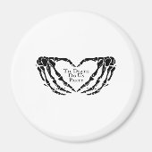 Aimant Til Death - Skeleton Heart Hands (Devant)