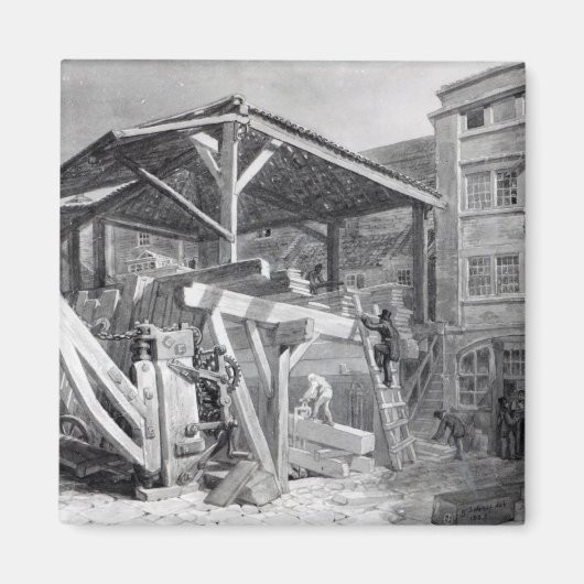 Aimant Timber Yard, Finsbury, 1825 (Devant)