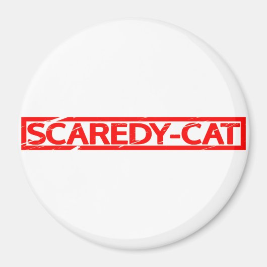 Aimant Timbre à chat épouvantable (Devant)