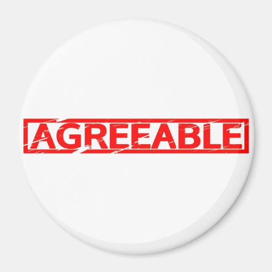 Aimant Timbre acceptable (Devant)