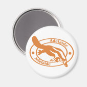 Aimant Timbre Adelaide (Recto/Verso)