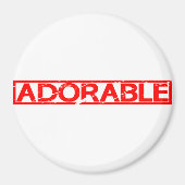 Aimant Timbre adorable (Devant)