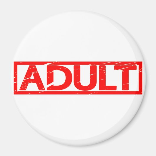 Aimant Timbre adulte (Devant)