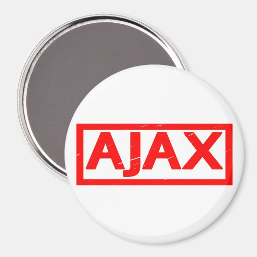Aimant Timbre Ajax (Recto/Verso)