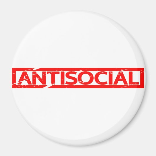 Aimant Timbre antisocial (Devant)