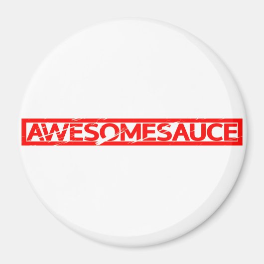 Aimant Timbre Awesomesauce (Devant)