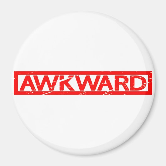 Aimant Timbre Awkward (Devant)