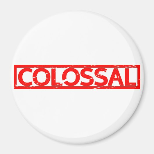Aimant Timbre colossal (Devant)