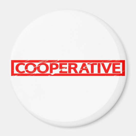 Aimant Timbre coopératif (Devant)