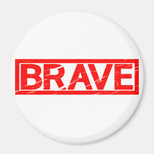 Aimant Timbre courageux
