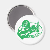 Aimant Timbre d'Ankara (Recto/Verso)