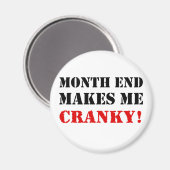 Aimant Timbre d'approbation de fin de mois de comptabilit (Recto/Verso)