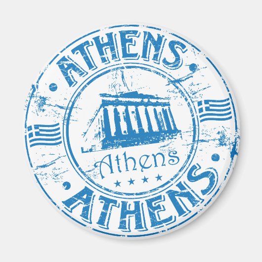 Aimant Timbre d'Athènes (Devant)