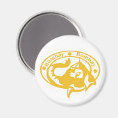 Aimant Timbre de Bombay (Recto/Verso)