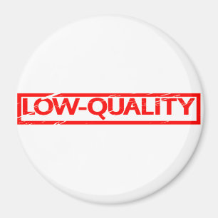 Aimant Timbre de faible qualité
