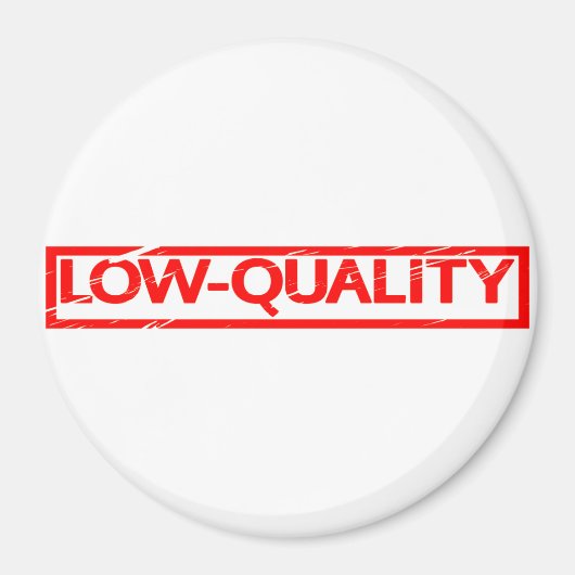Aimant Timbre de faible qualité (Devant)