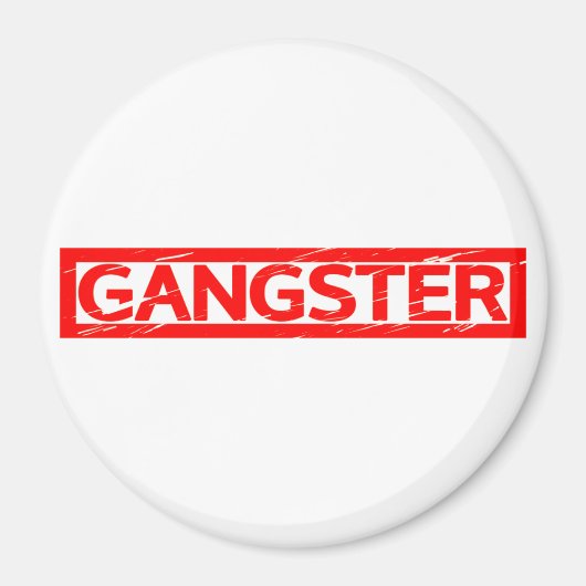 Aimant Timbre de Gangster (Devant)