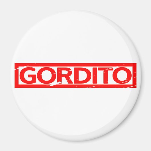 Aimant Timbre de Gordito (Devant)