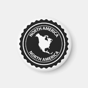 Aimant Timbre de l'Amérique du Nord