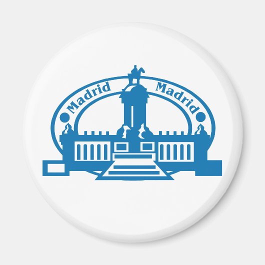 Aimant Timbre de Madrid (Devant)