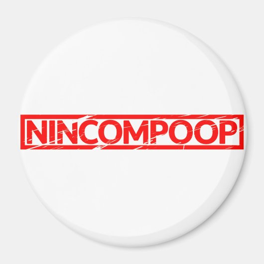 Aimant Timbre de Nincompoop (Devant)