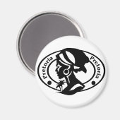 Aimant Timbre de Pretoria (Recto/Verso)