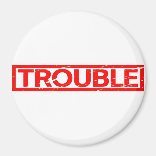 Aimant Timbre de problème (Devant)