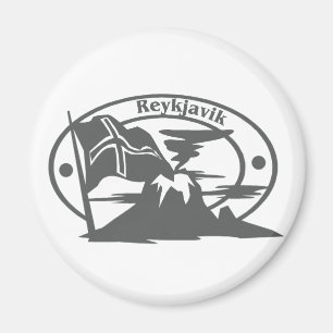 Aimant Timbre de Reykjavik