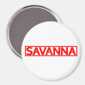 Aimant Timbre de Savanna (Recto/Verso)