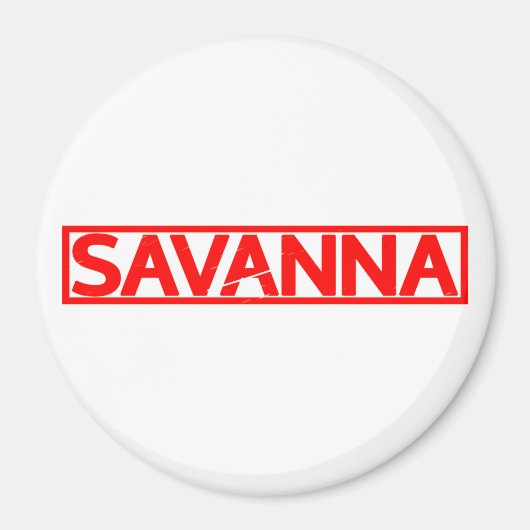 Aimant Timbre de Savanna (Devant)