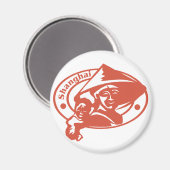 Aimant Timbre de Shanghai (Recto/Verso)