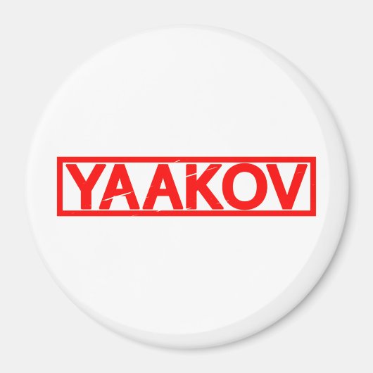 Aimant Timbre de Yaakov (Devant)