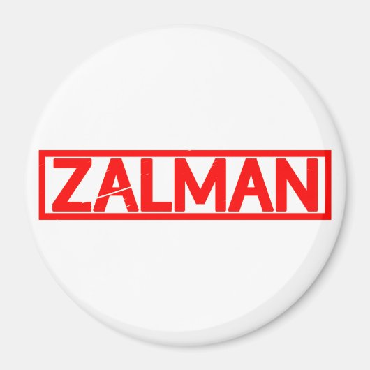 Aimant Timbre de Zalman (Devant)