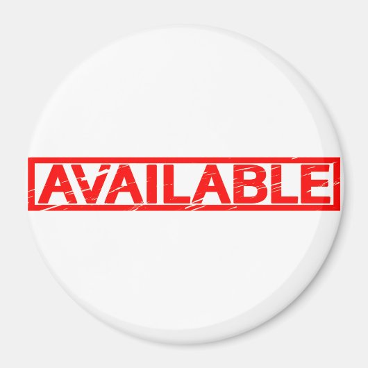 Aimant Timbre disponible (Devant)