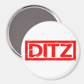 Aimant Timbre Ditz (Recto/Verso)