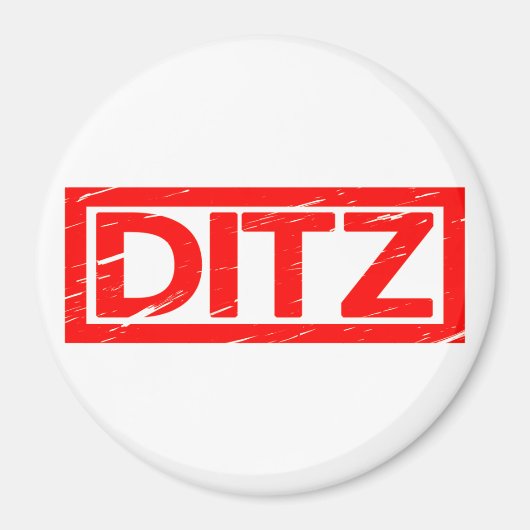 Aimant Timbre Ditz (Devant)
