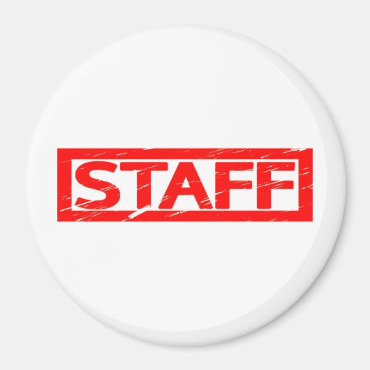Aimant Timbre du personnel (Devant)