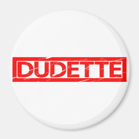 Aimant Timbre Dudette (Devant)