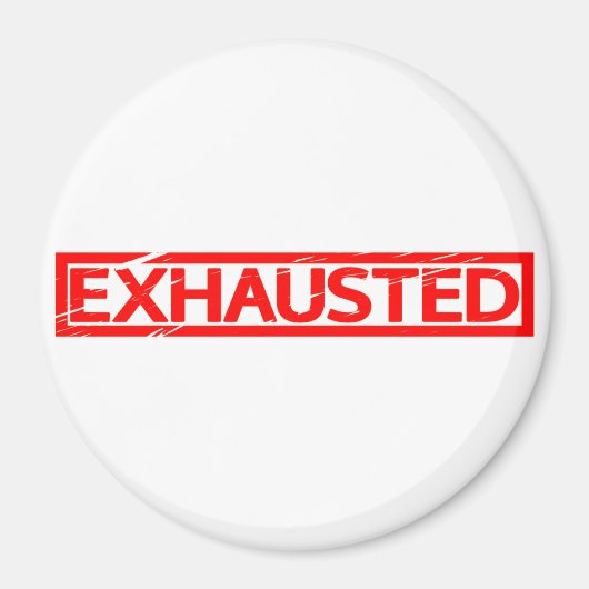 Aimant Timbre épuisé (Devant)