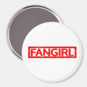 Aimant Timbre Fangirl (Recto/Verso)
