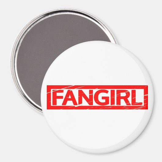 Aimant Timbre Fangirl (Recto/Verso)
