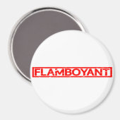 Aimant Timbre flamboyant (Recto/Verso)