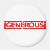 Aimant Timbre généreux (Devant)