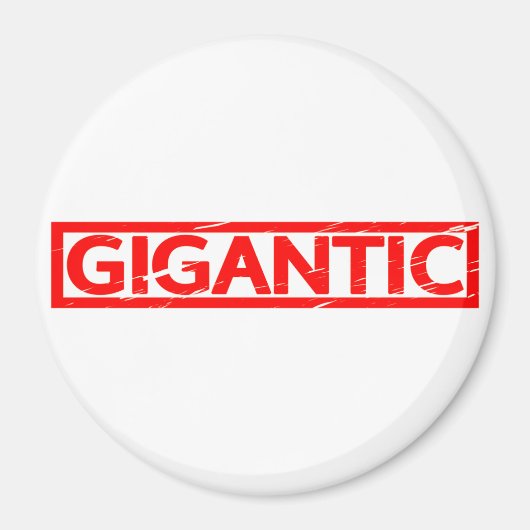 Aimant Timbre gigantesque (Devant)