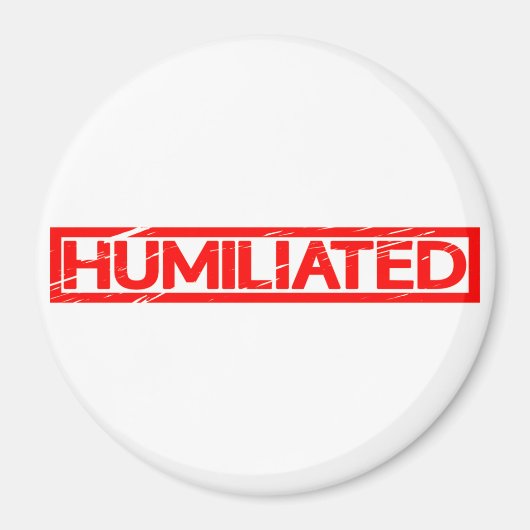 Aimant Timbre Humilié (Devant)