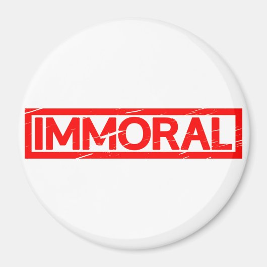 Aimant Timbre immoral (Devant)