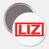 Aimant Timbre Liz (Recto/Verso)